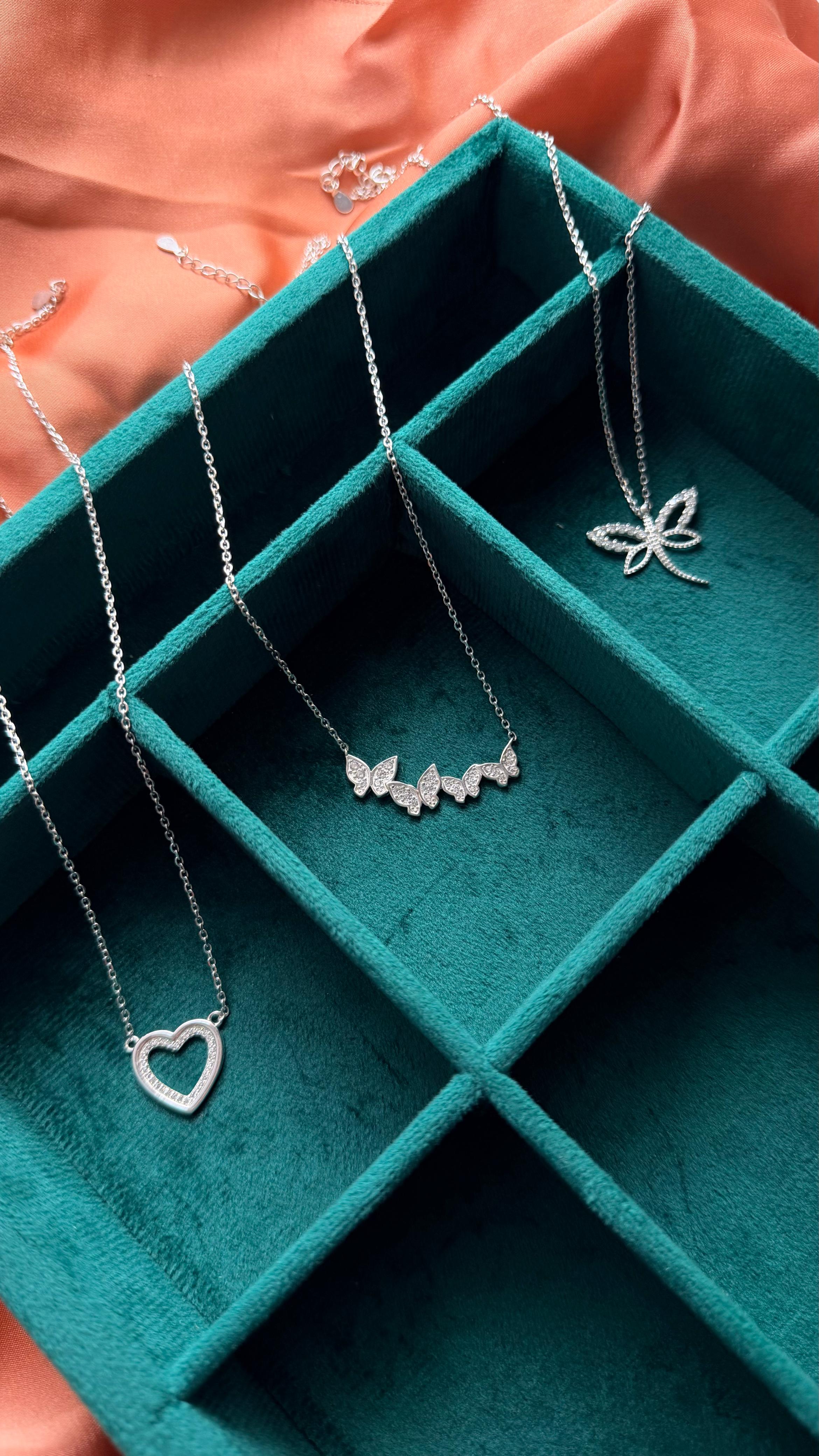 Butterfly Line Necklace
